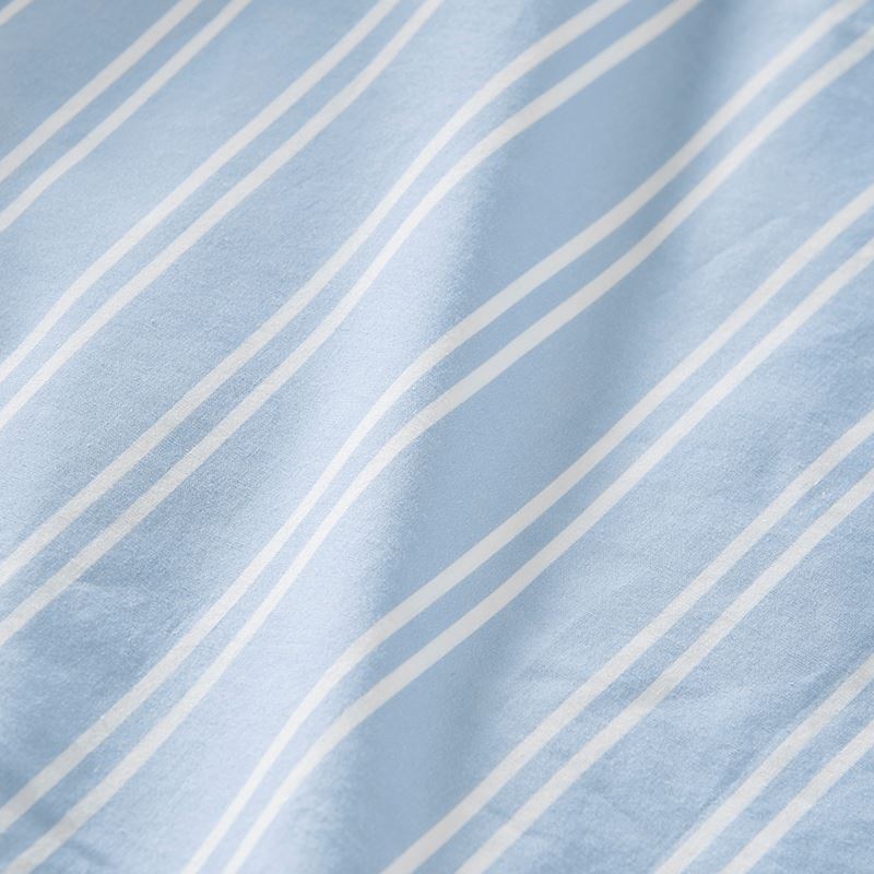 Heirloom Theodore Yarn Dyed Blue Stripe Quilt Cover Set