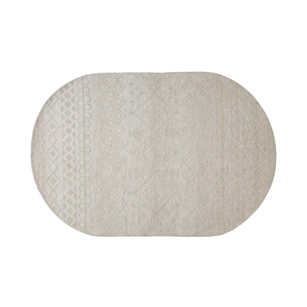 Ohio Natural Marle Oval Rug