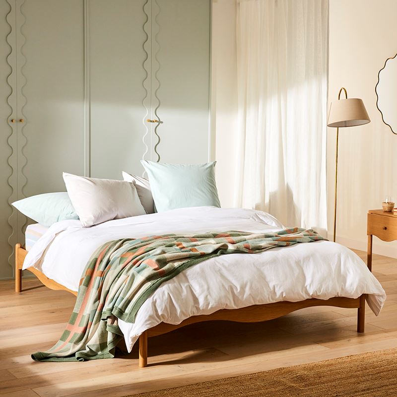 Stonewashed Cotton White Quilt Cover Separates