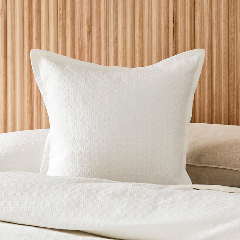Freya Matelasse White Quilt Cover Separates