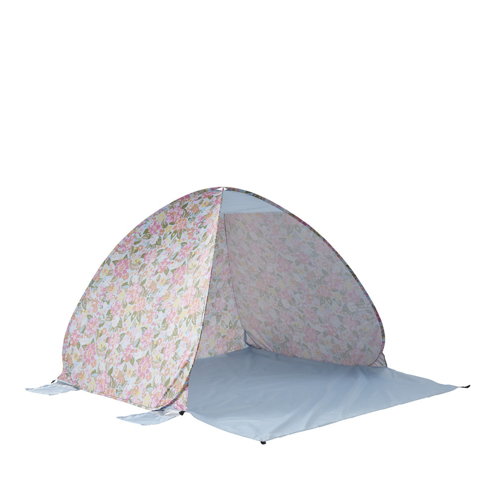 Byron Floral Blue Beach Pop Up Tent