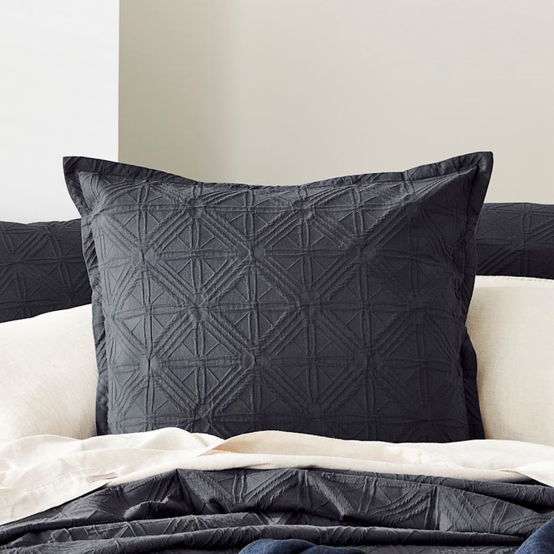 Villa Bedlinen Charcoal Coverlet Separates