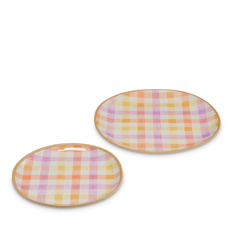 Summer Sorbet Gingham Melamine Servingware