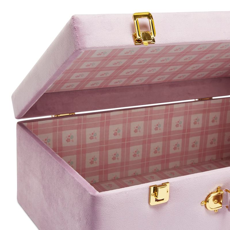 Keepsake Pink Floral Suitcases Set of 2
