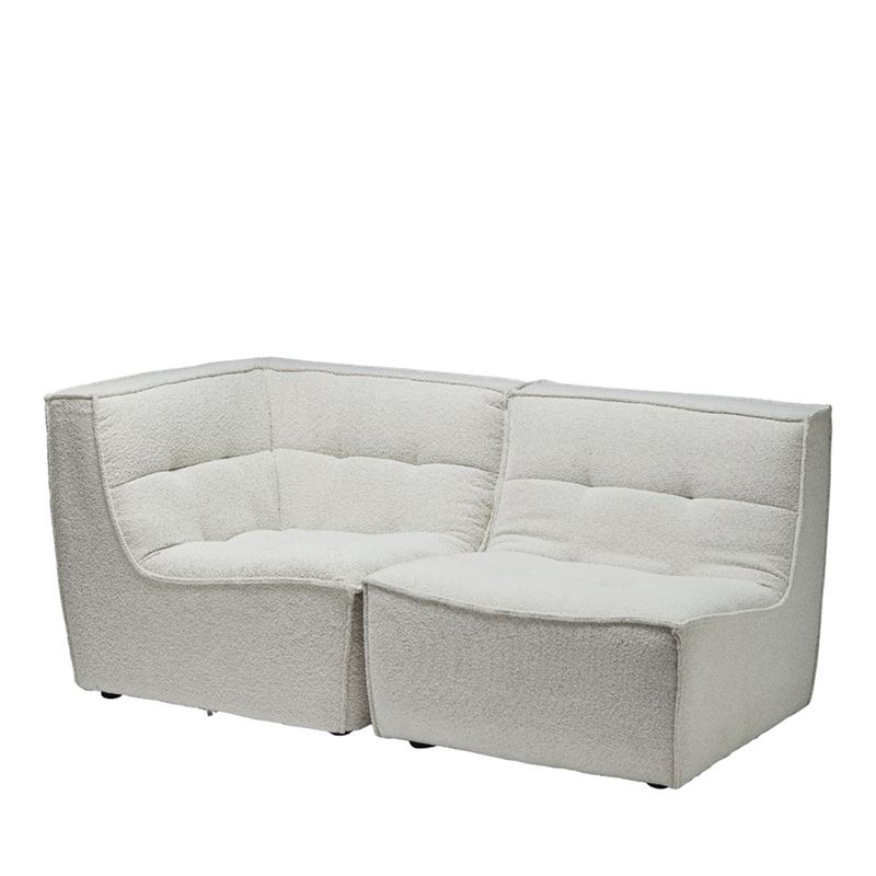 Otis Snow Boucle Lounge Chair 1 Seater