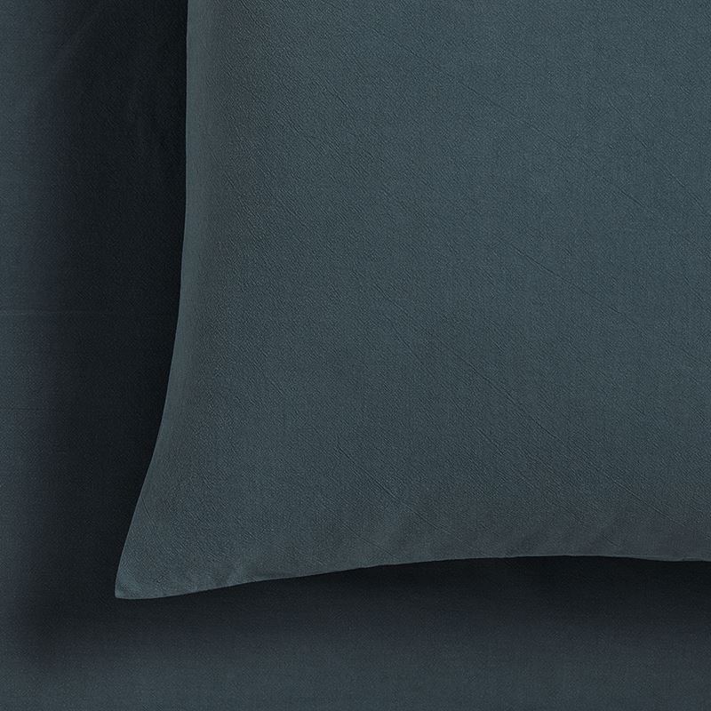 Stonewashed Cotton Dark Slate Sheet Separates