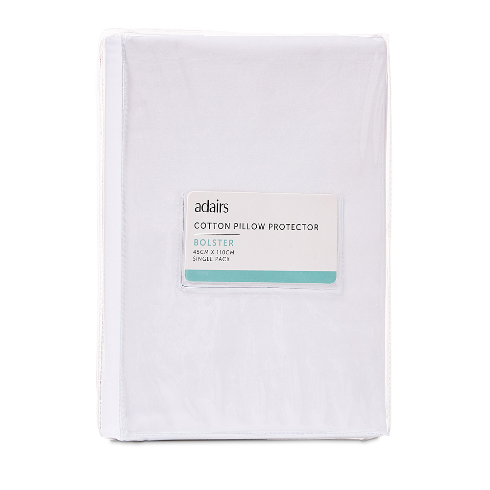 Cotton Bolster Pillow Protector