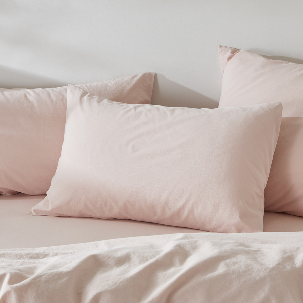 Stonewashed Cotton Blossom Pillowcases