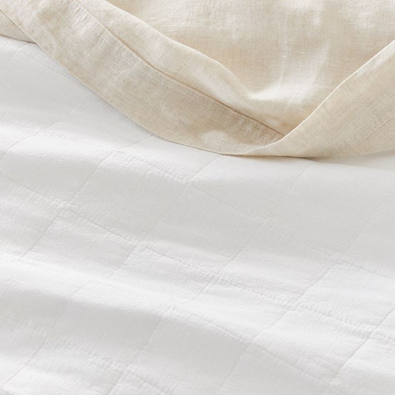 Mosman White Quilted Quilt Cover Separates
