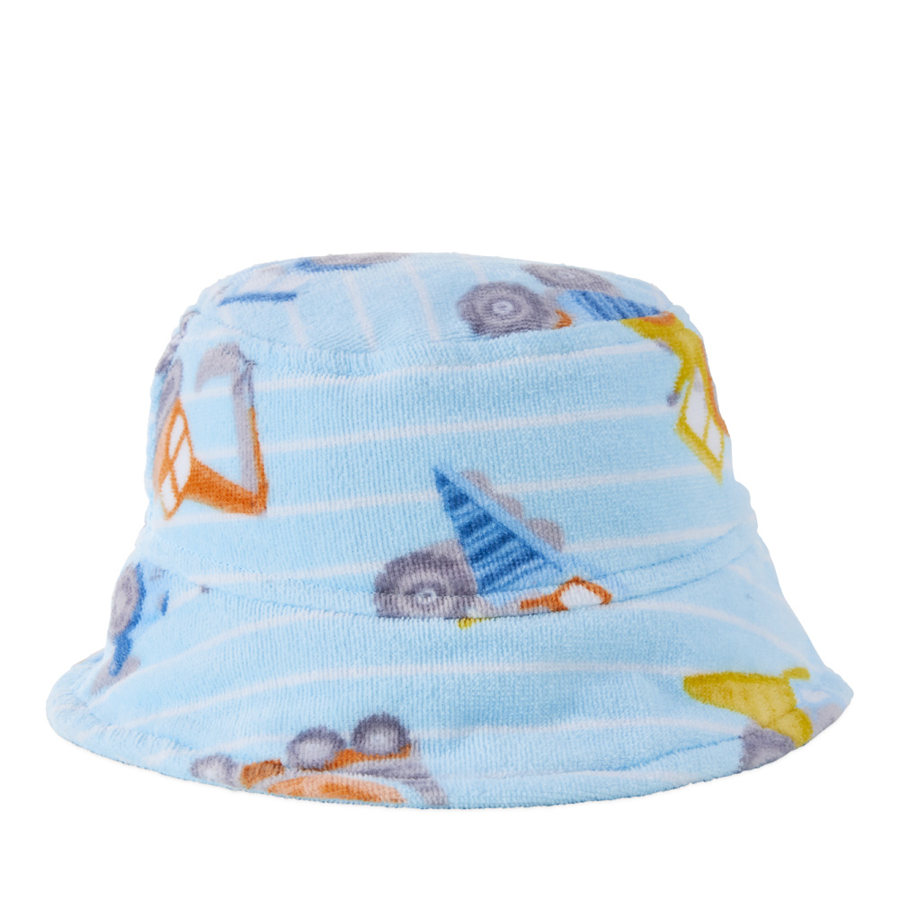 Kids Construction Zone Beach Bucket Hat