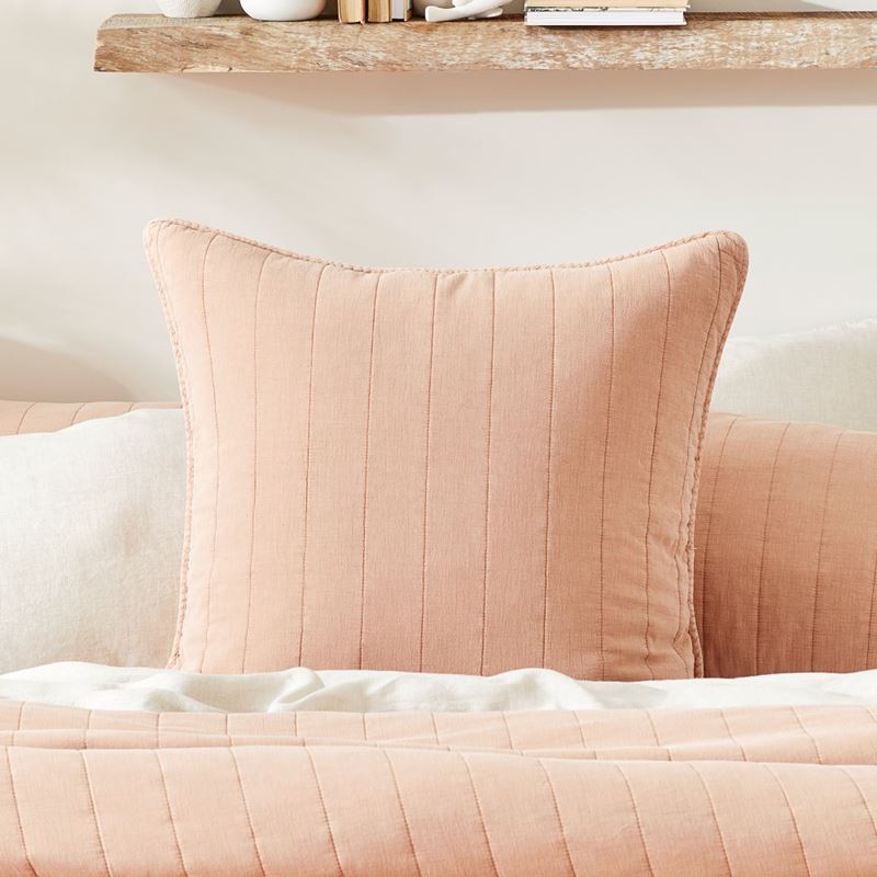 Bronte Clay Quilted Coverlet