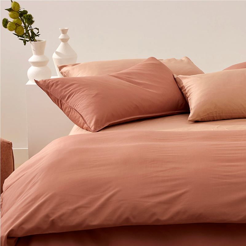 Bamboo Linen Twin Needle Earth Pillowcases