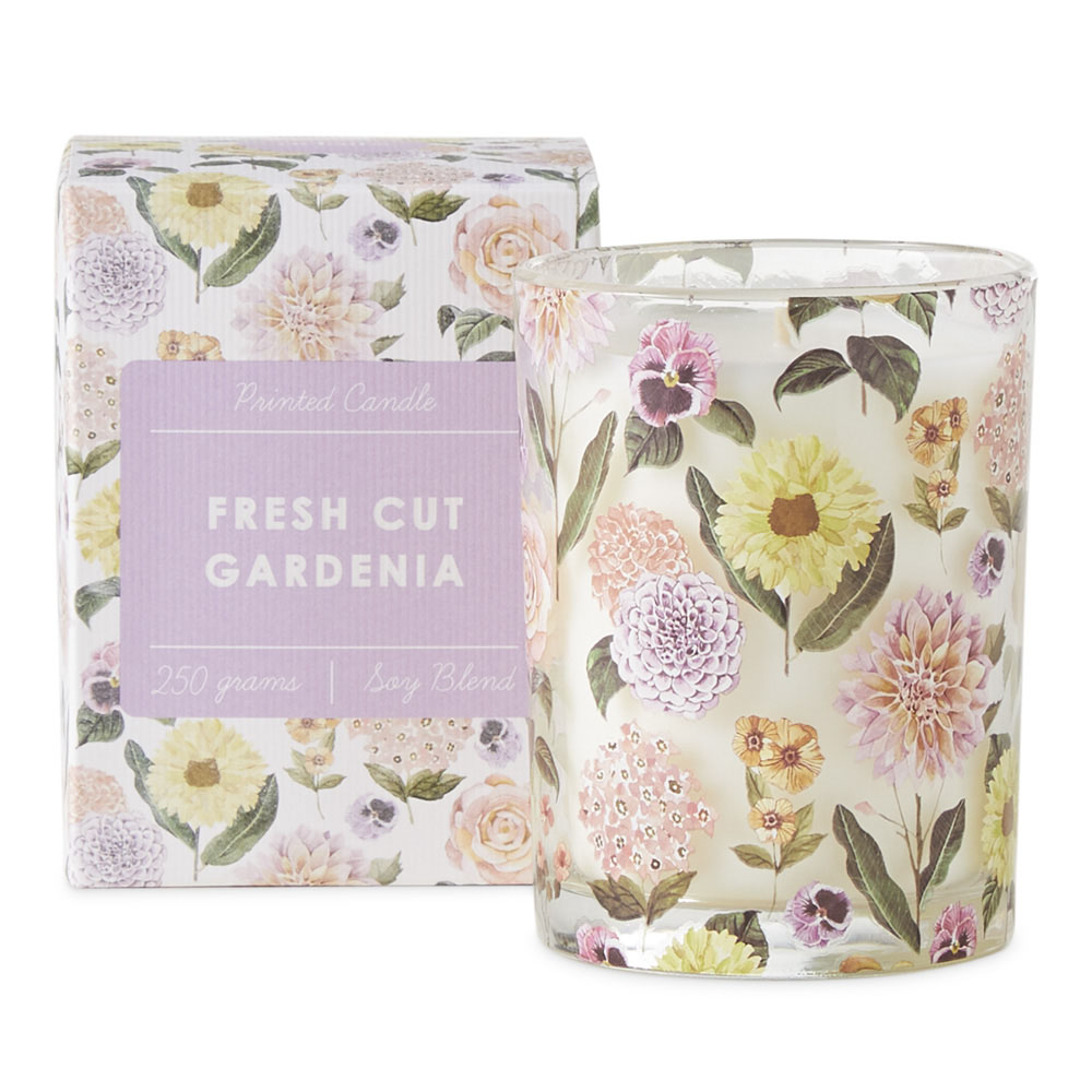 Printed Freshcut Gardenia Candle