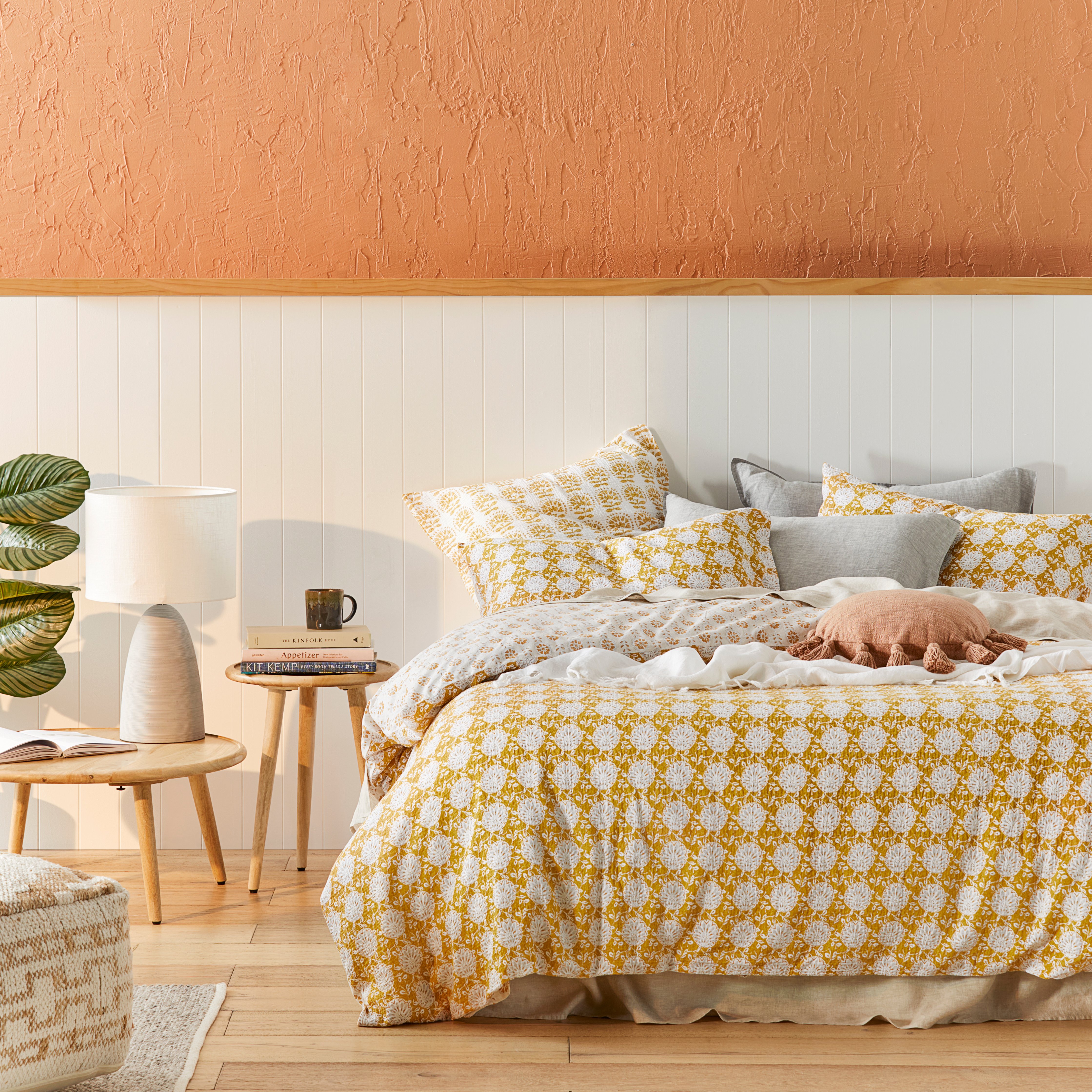 Ishani Mustard Quilt Cover Separates