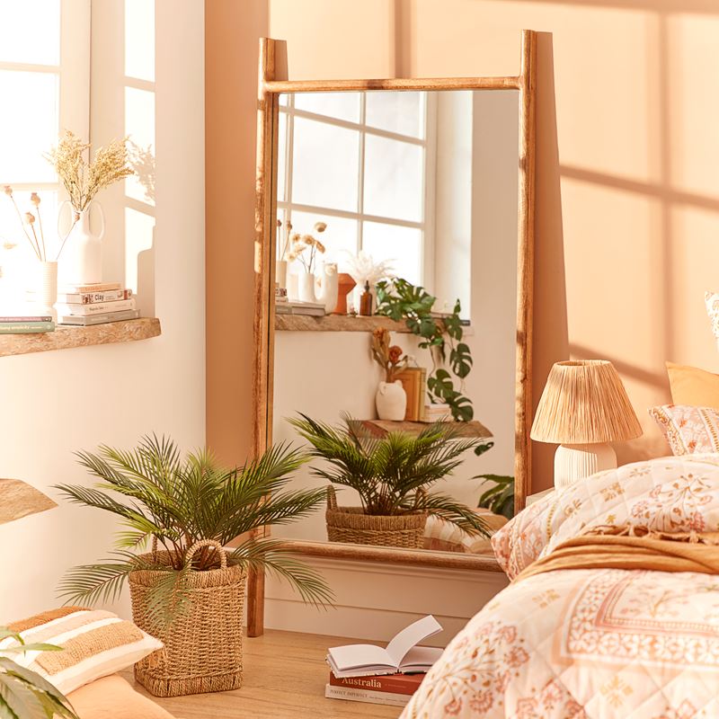 Martinique Burnt Natural Mirror