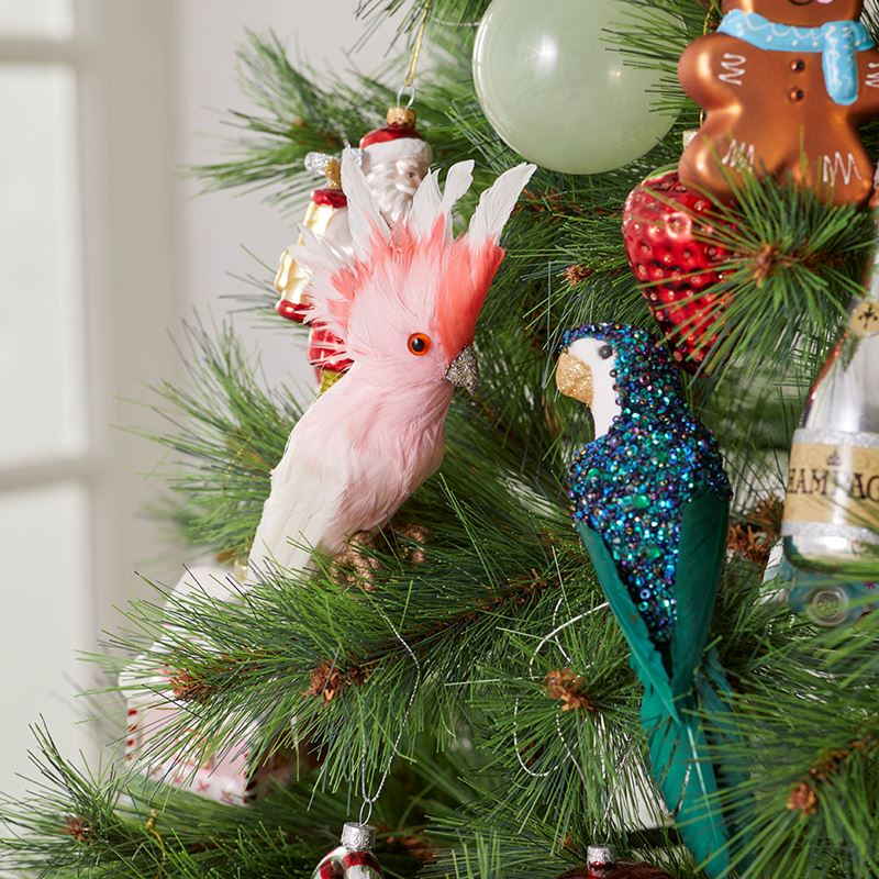 Australiana Feather Bird Rosella Tree Topper