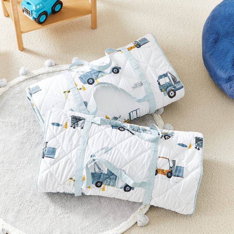 Under Construction Blue Co-ordinating Sleeping Bag