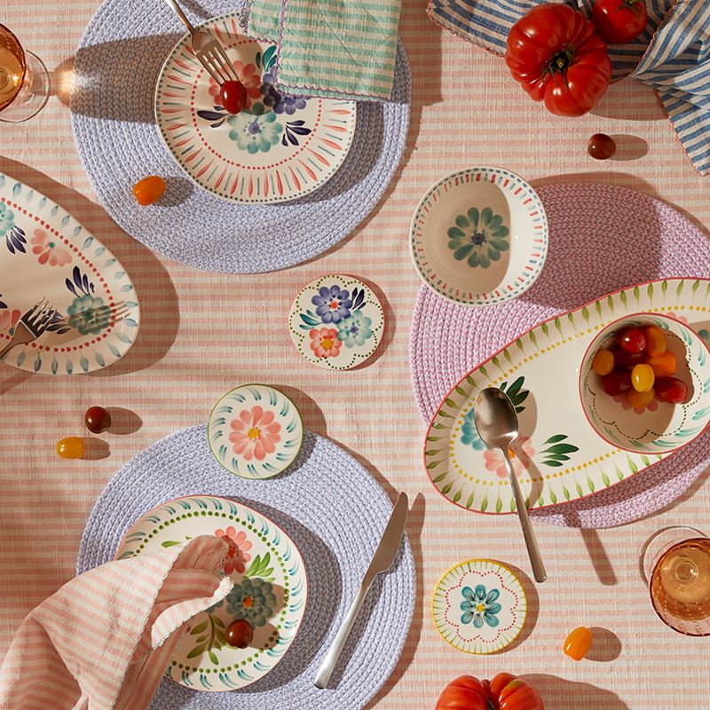 Valentina Handpainted Blue Servingware