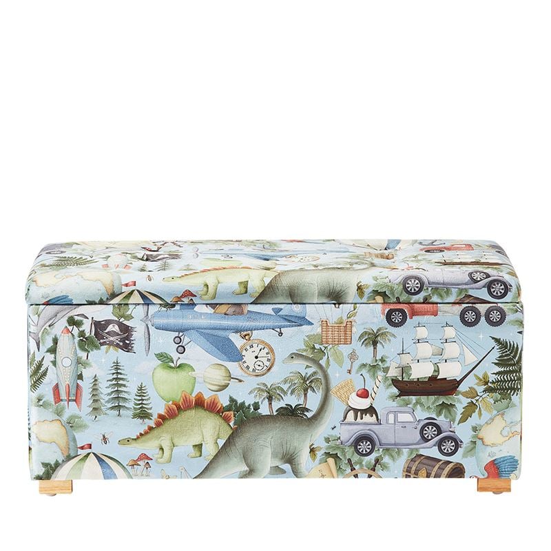 Fleur Harris Blue Adventureland Blanket Box