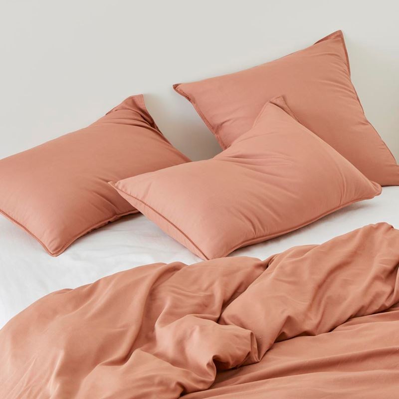 Bamboo Linen Twin Needle Earth Quilt Cover Separates