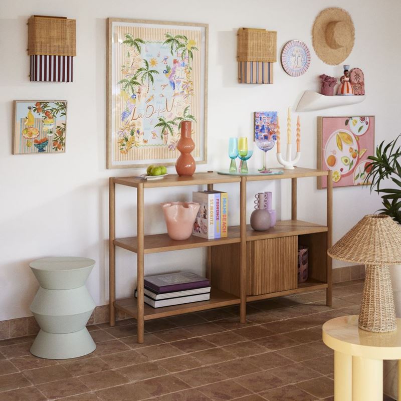 Jarvis Ice Blue Side Table