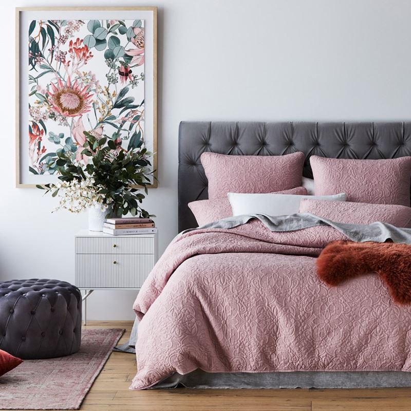 Elliott White Bedside Table