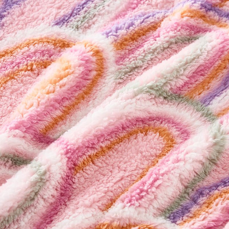 Sammy Rosie Rainbow Sherpa Blanket