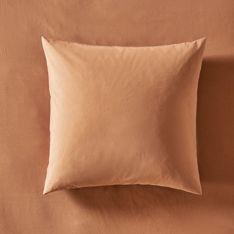 Stonewashed Cotton Cocoa Quilt Cover Separates