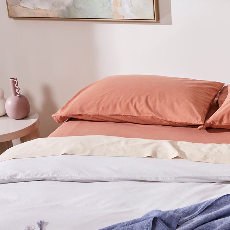 Stonewashed Cotton Silver Quilt Cover Separates