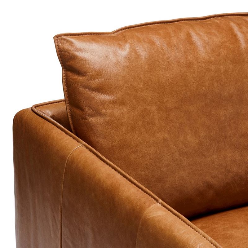 Atticus Tobacco Leather Armchair