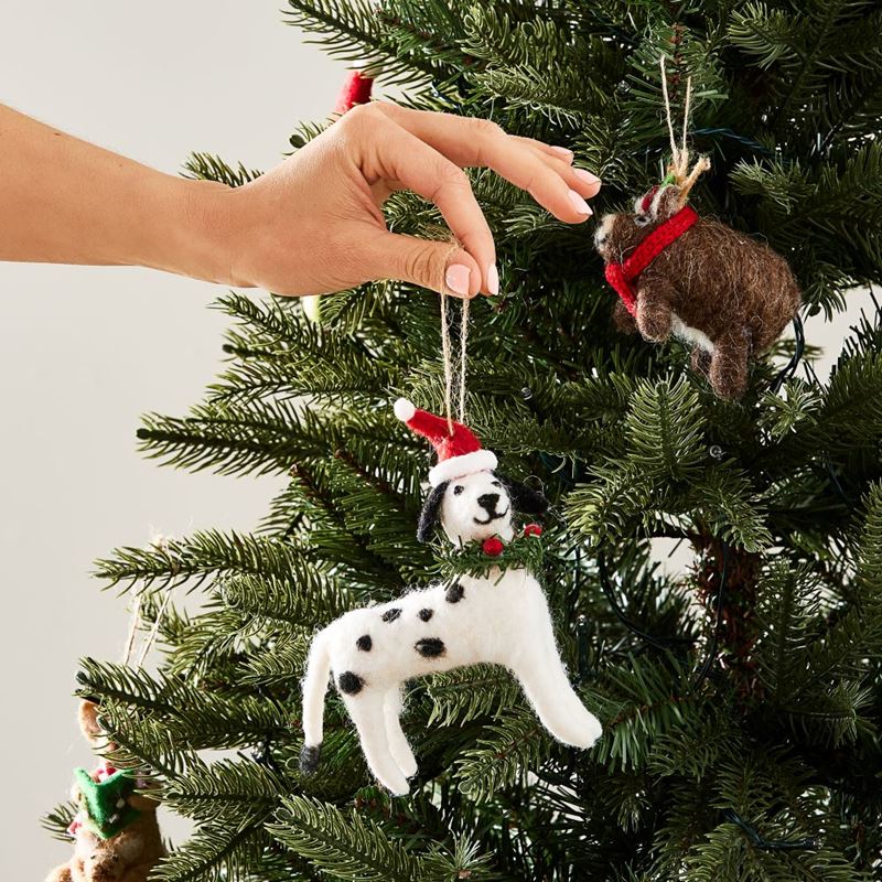 Felted Dalmatian Friend