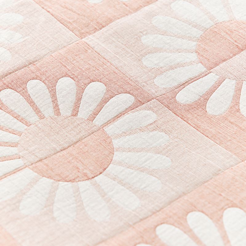 Molly Jacquard Pink Punch Quilt Cover Set