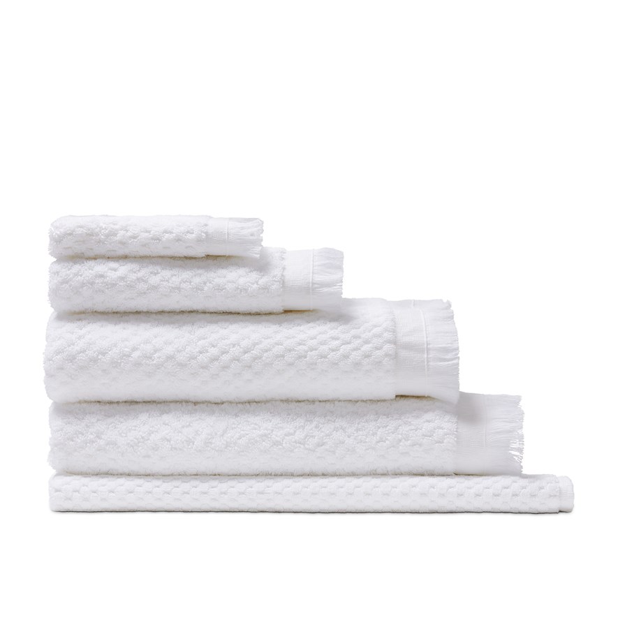 European Kadikoy White Turkish Cotton Towel Range