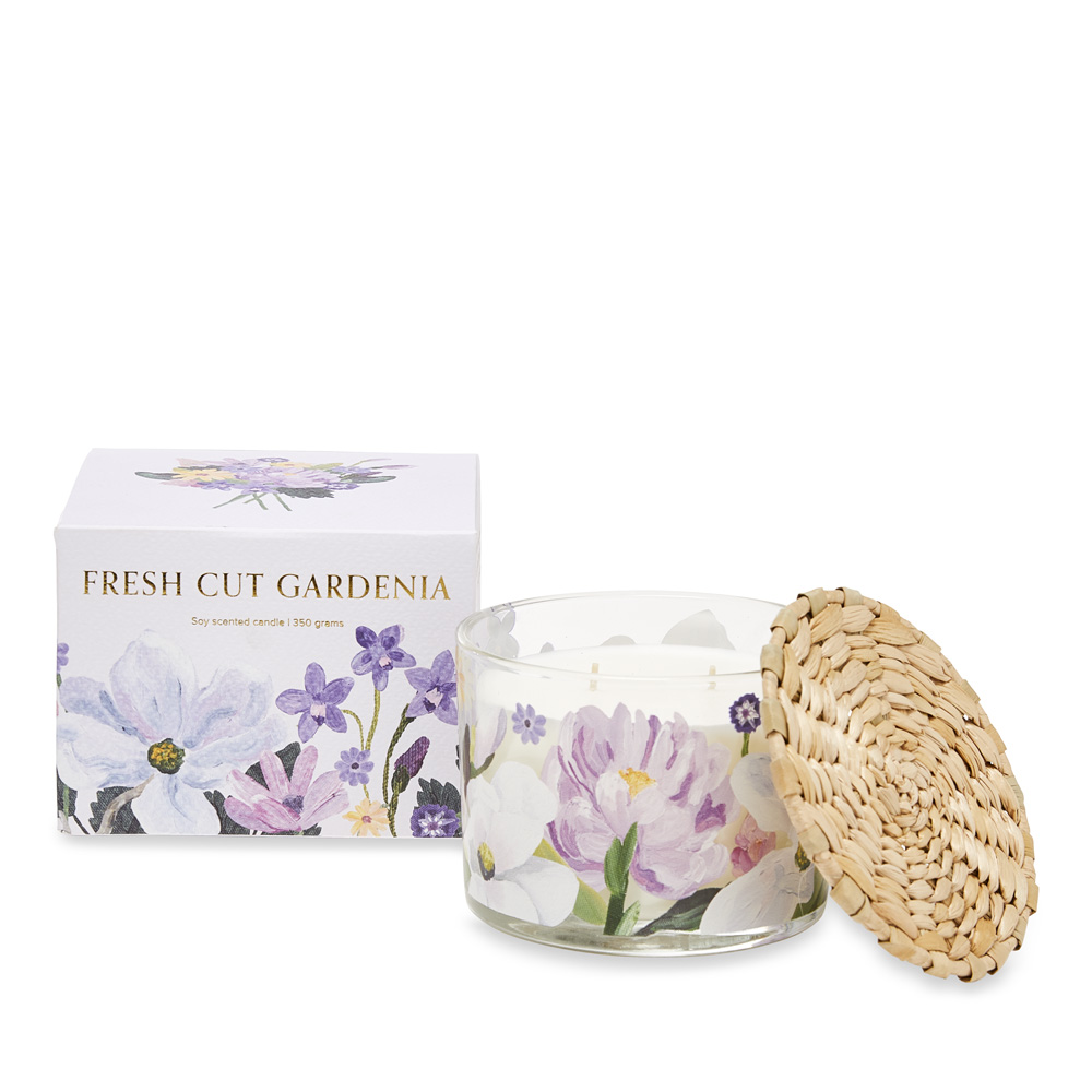 Wild Blooms Freshcut Gardenia Candle 350g