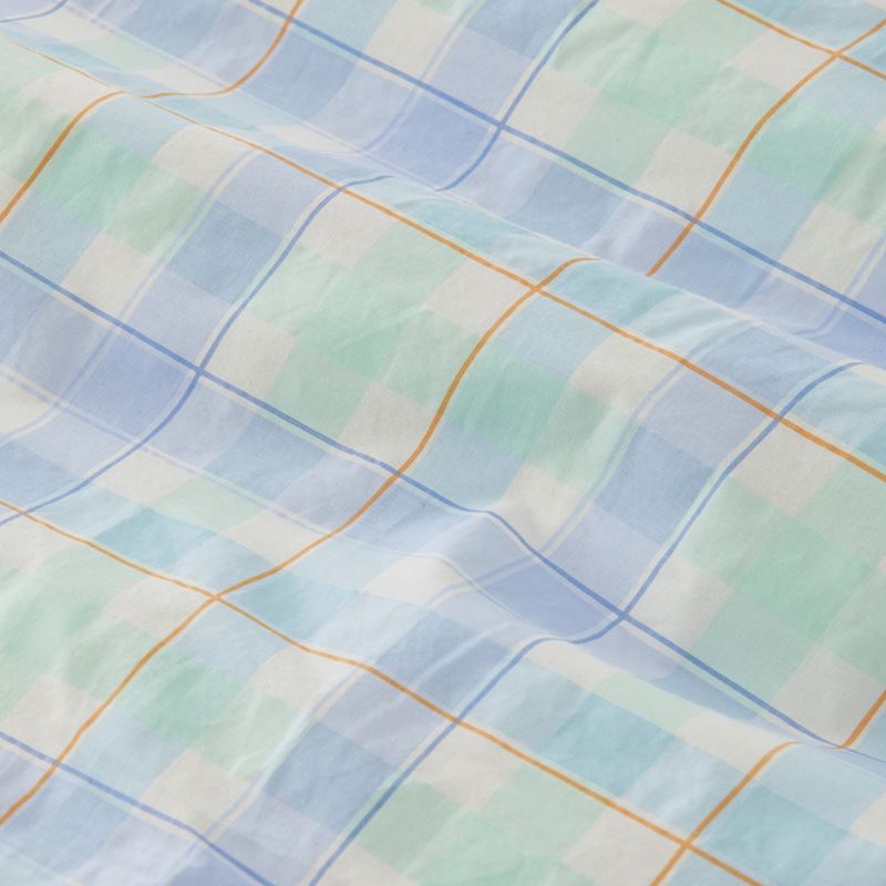 Cameron Check Blue Quilt Cover Set