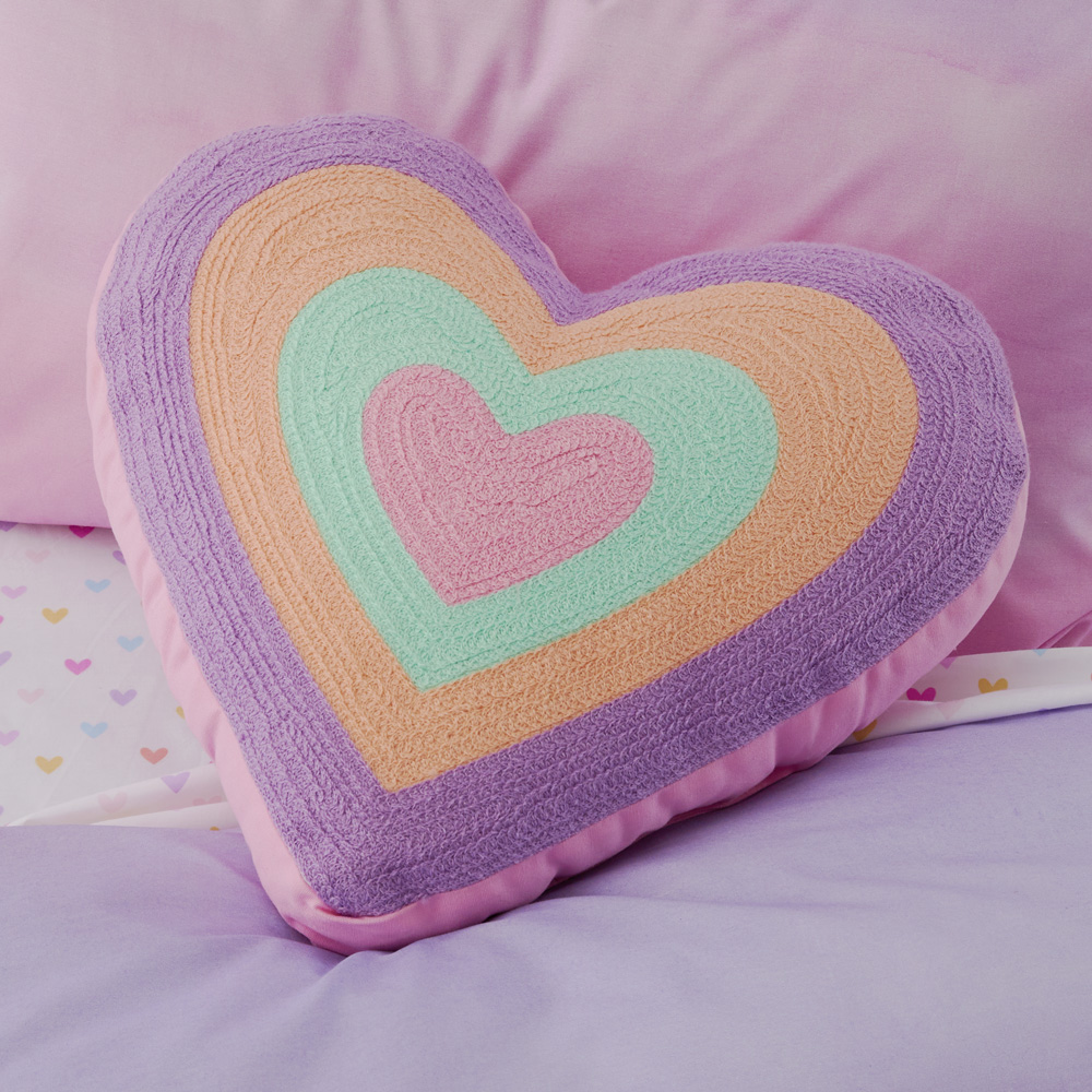 Rainbow Heart Classic Cushion