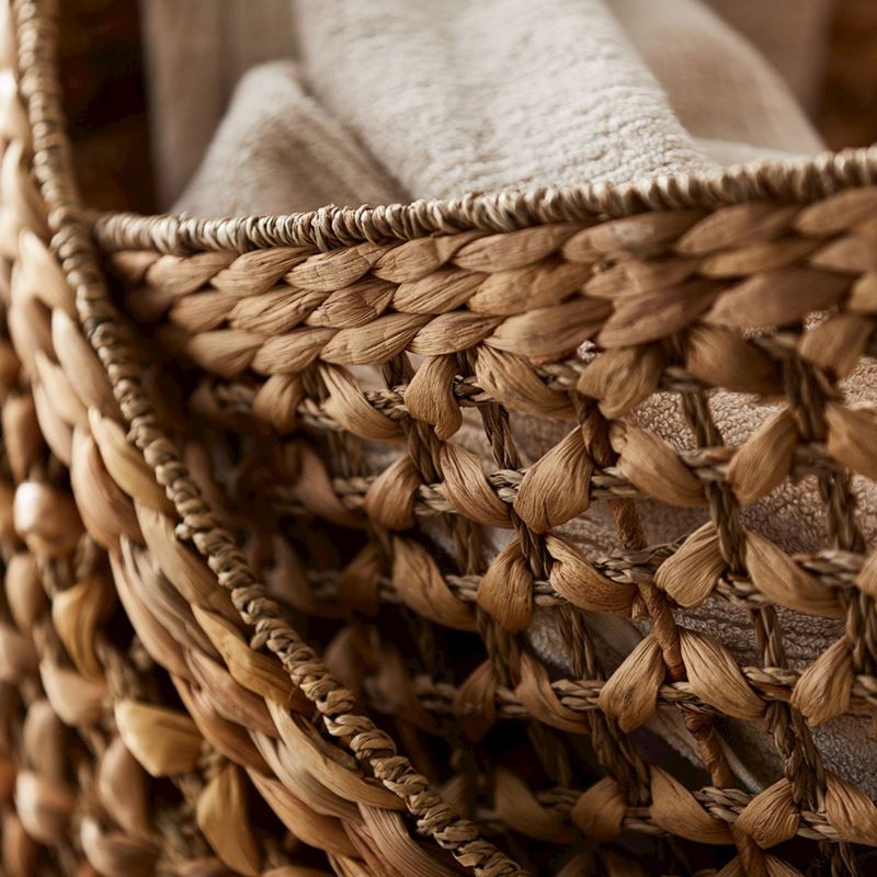 Knotted Natural Laundry Baskets