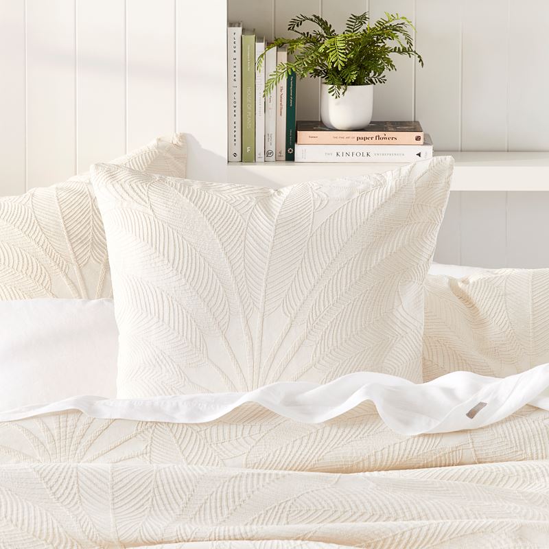 Eden Natural Matelasse Quilt Cover Separates