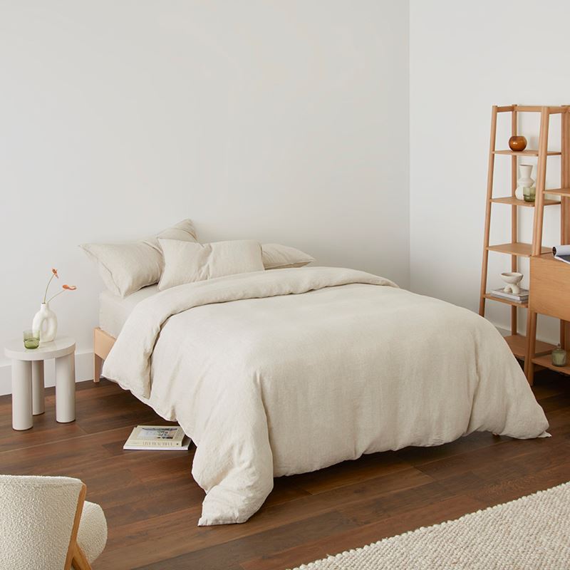 Vintage Washed Linen Linen Quilt Cover Separates