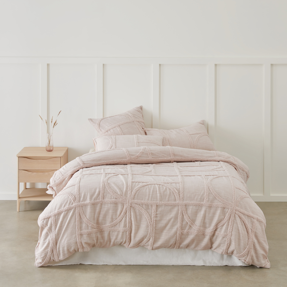 Morrison Ash Violet Tufted Quilt Cover Separates