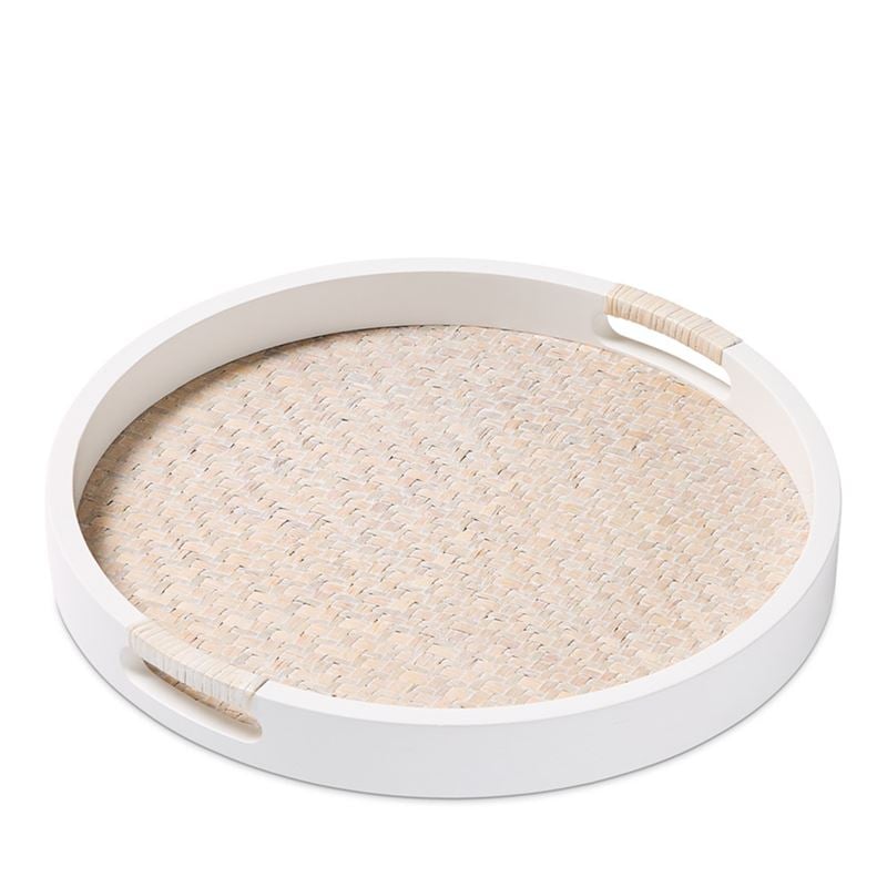 Hampton White & White Wash Tray