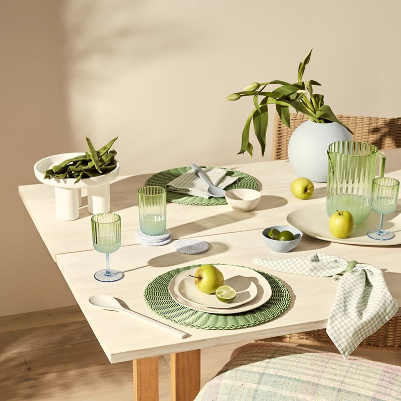 Positano Blue & Green Drinkware