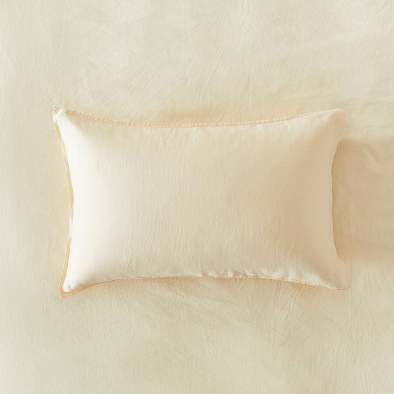 Vintage Washed Linen Vanilla Sheet Separates