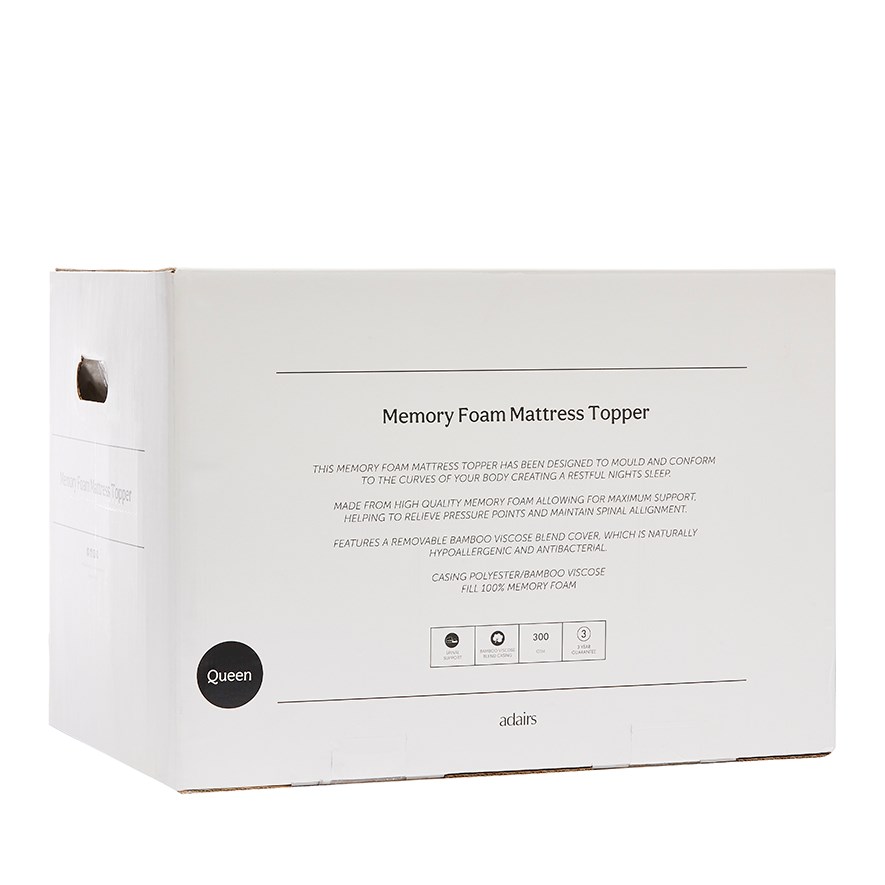 Memory Foam Mattress Topper
