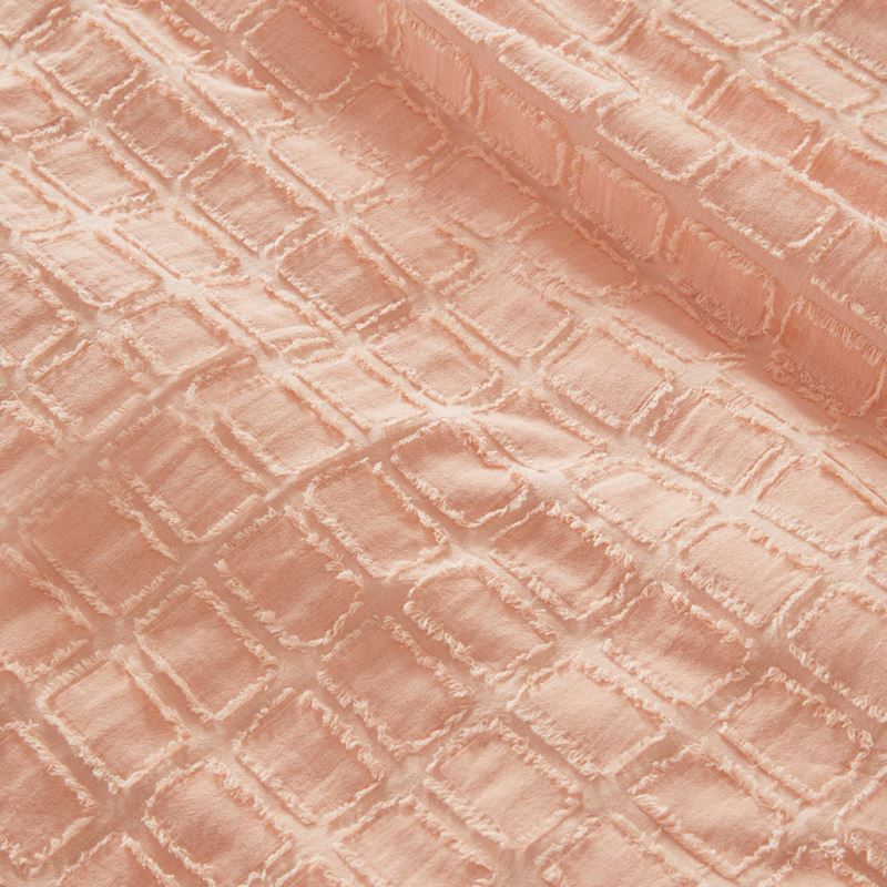 Sophie Peach Jacquard Quilt Cover Set