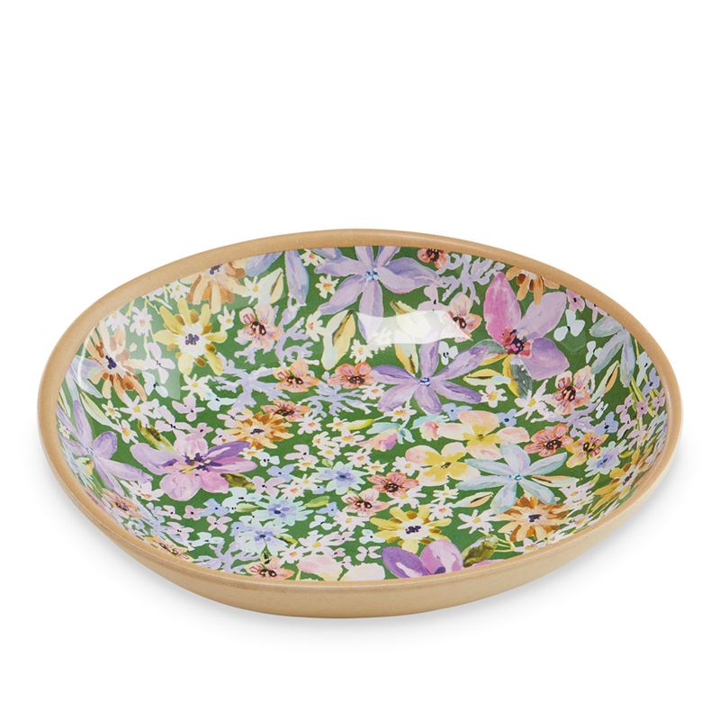 Summer Sorbet Green Floral Melamine Servingware