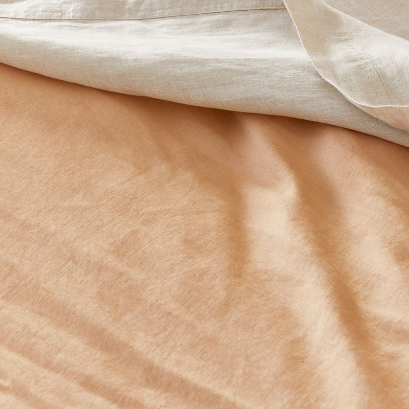 Vintage Washed Linen Egg Shell Quilt Cover Separates