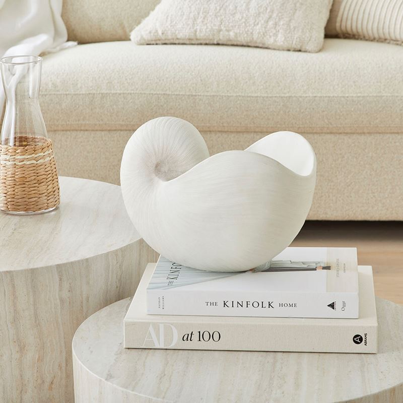 Marine Life Conch Statue