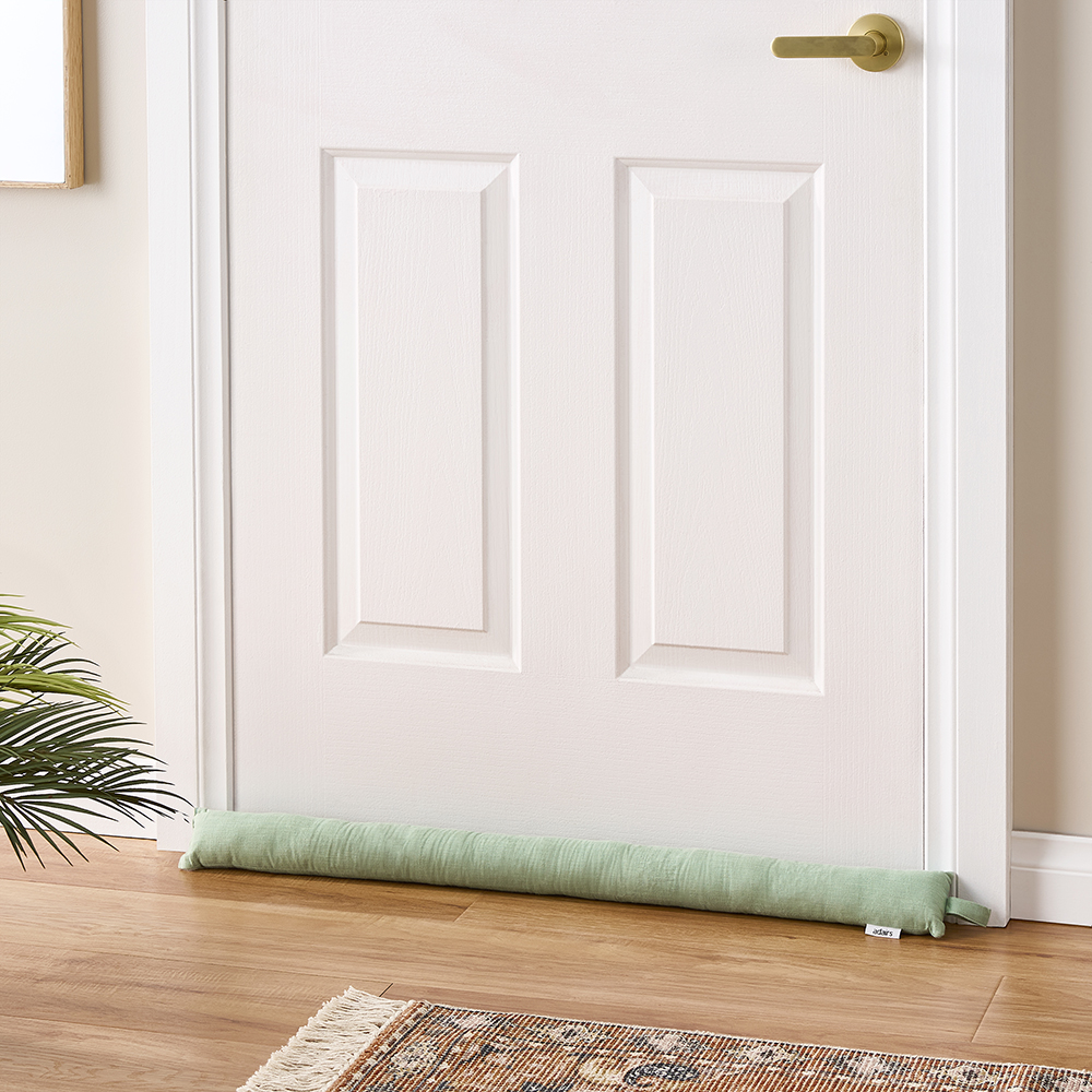 Evie Glacier Linen Draught Stop