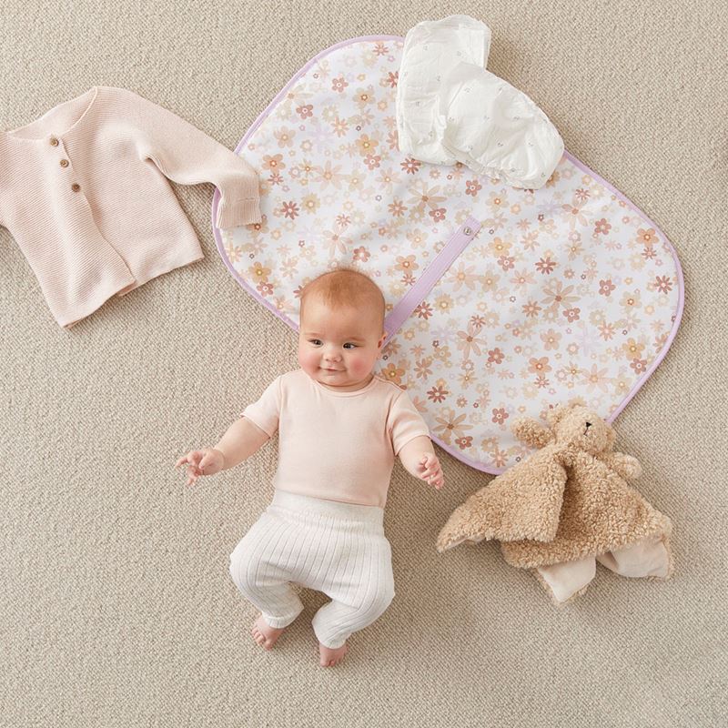 Travel Dahlia Floral Change Mat